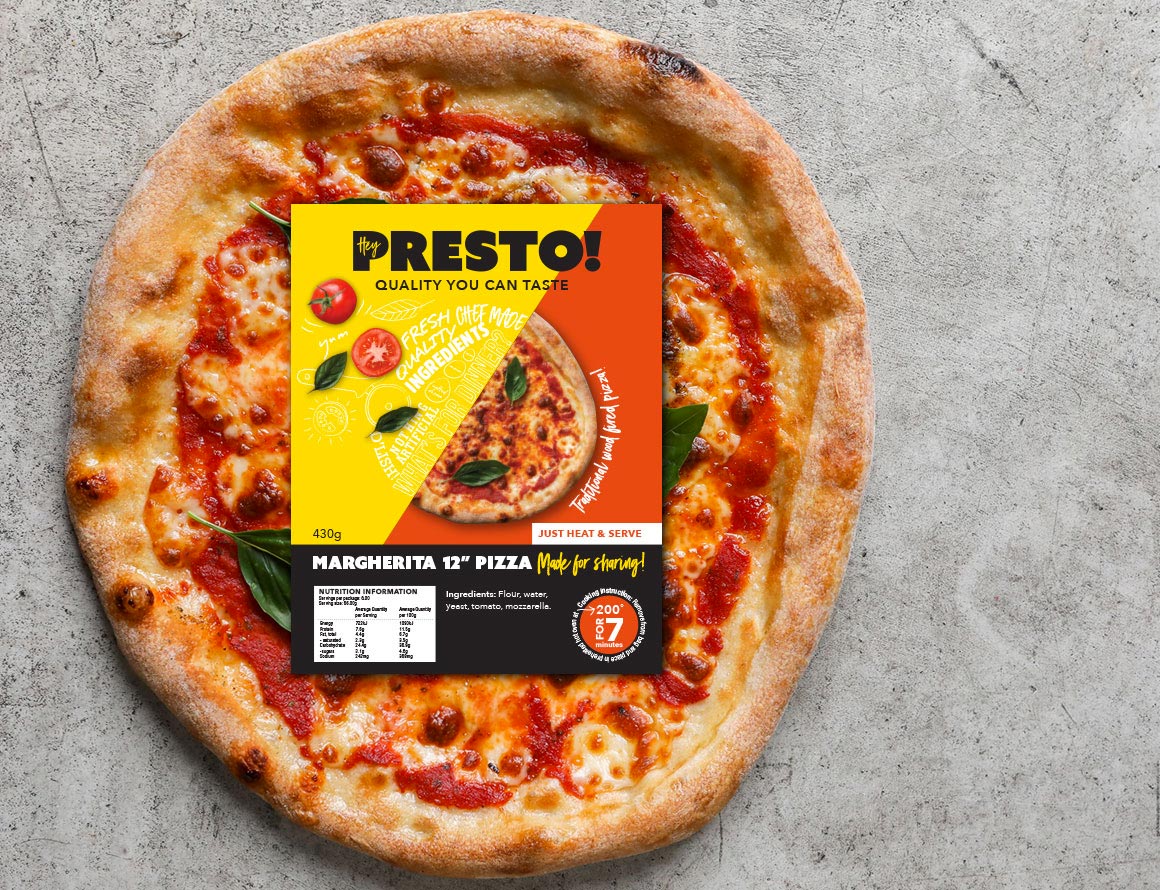 hey presto quality pizza sticker jnco